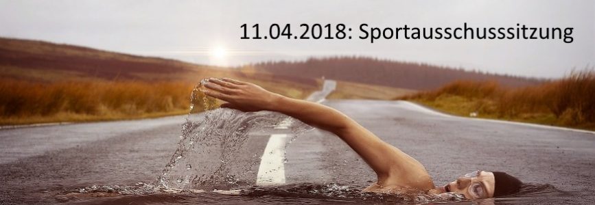 11.04.2018: Bäderkonzept in Sportausschusssitzung